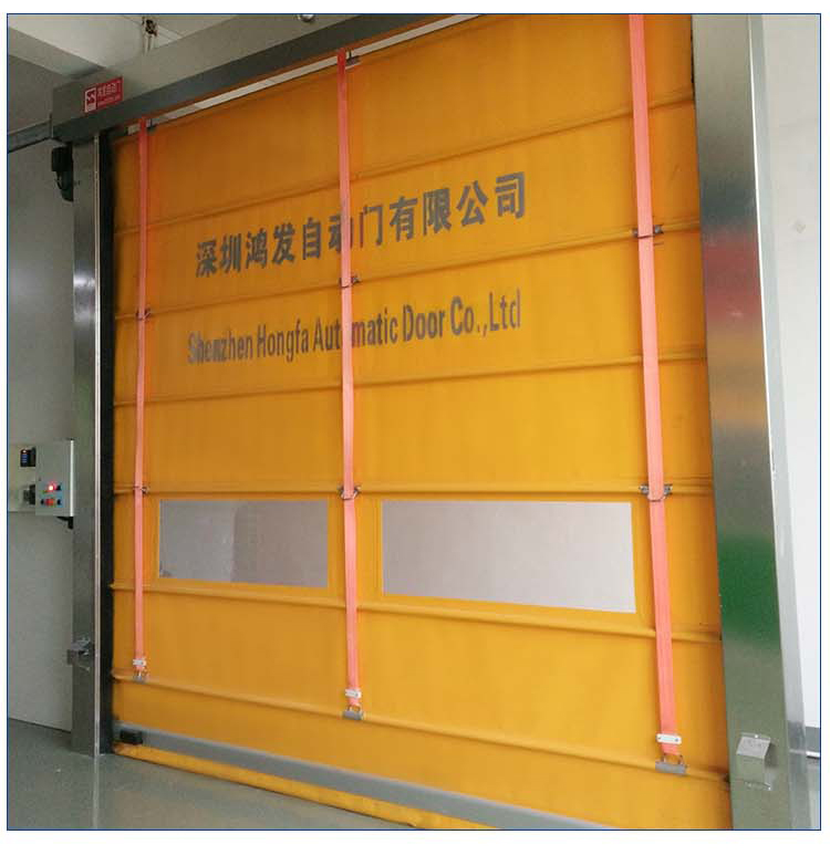 鸿发自动门大型堆积门展示图